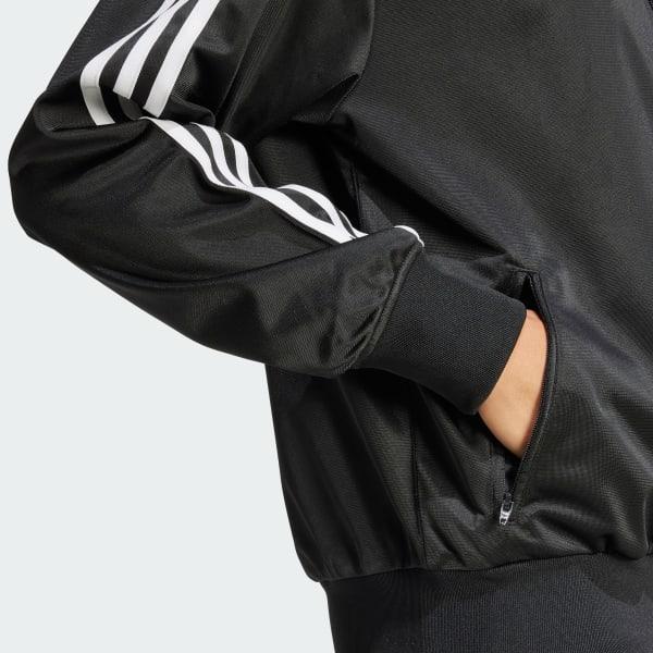 adidas Adicolor Classic Firebird Loose Track Top Black M Womens Product Image
