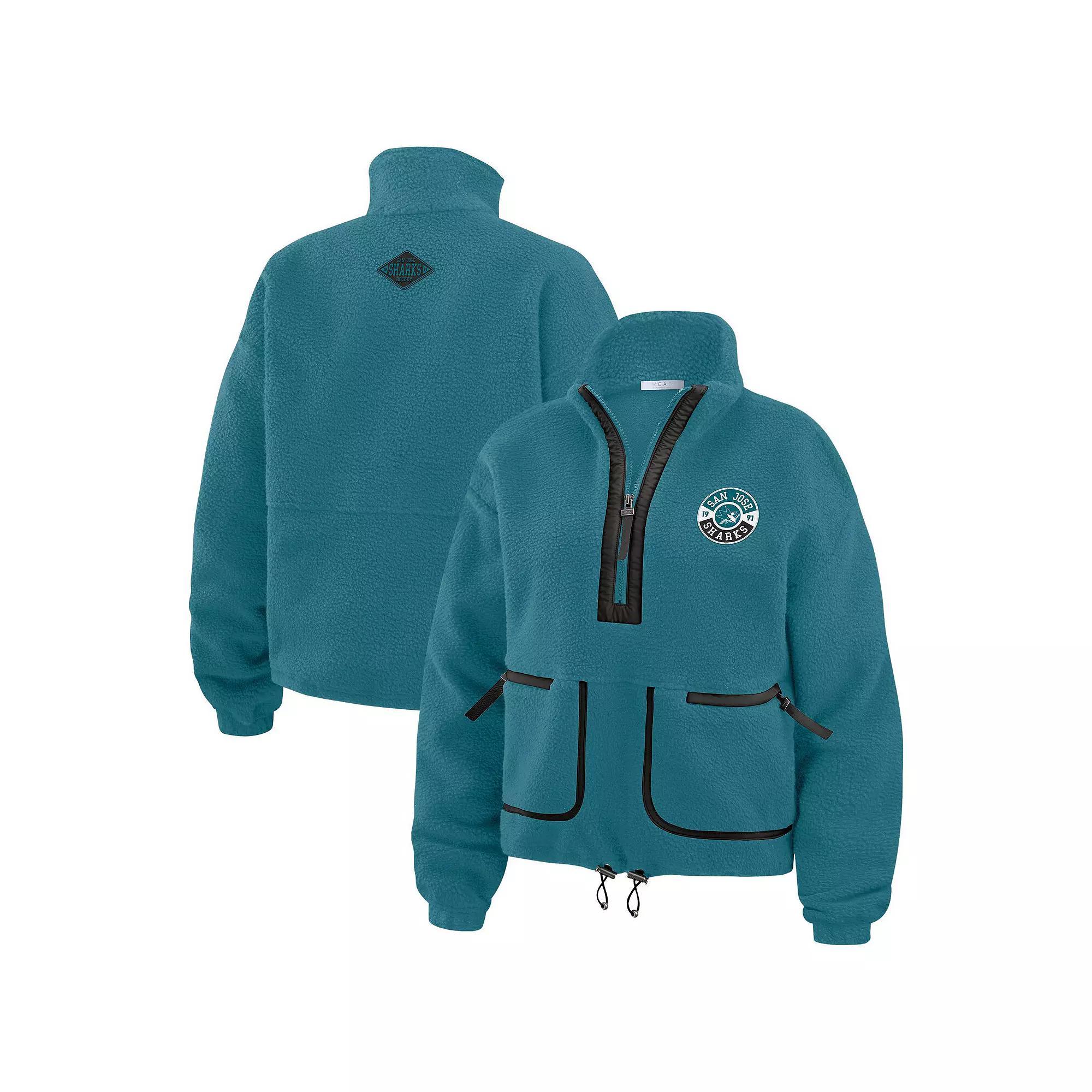Women's WEAR by Erin Andrews  Burgundy Colorado Avalanche Polar Fleece Half-Zip Jacket, Size: Medium, Med Re Product Image
