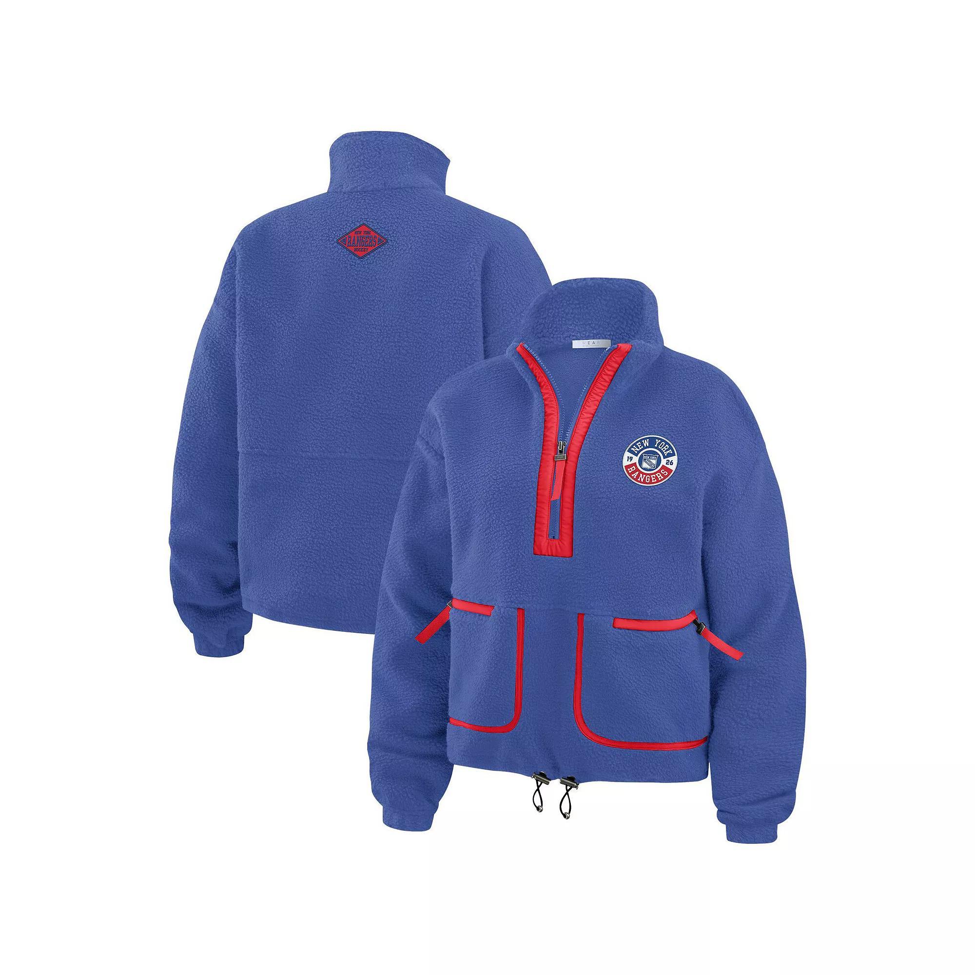 Women's WEAR by Erin Andrews  Burgundy Colorado Avalanche Polar Fleece Half-Zip Jacket, Size: Medium, Med Re Product Image