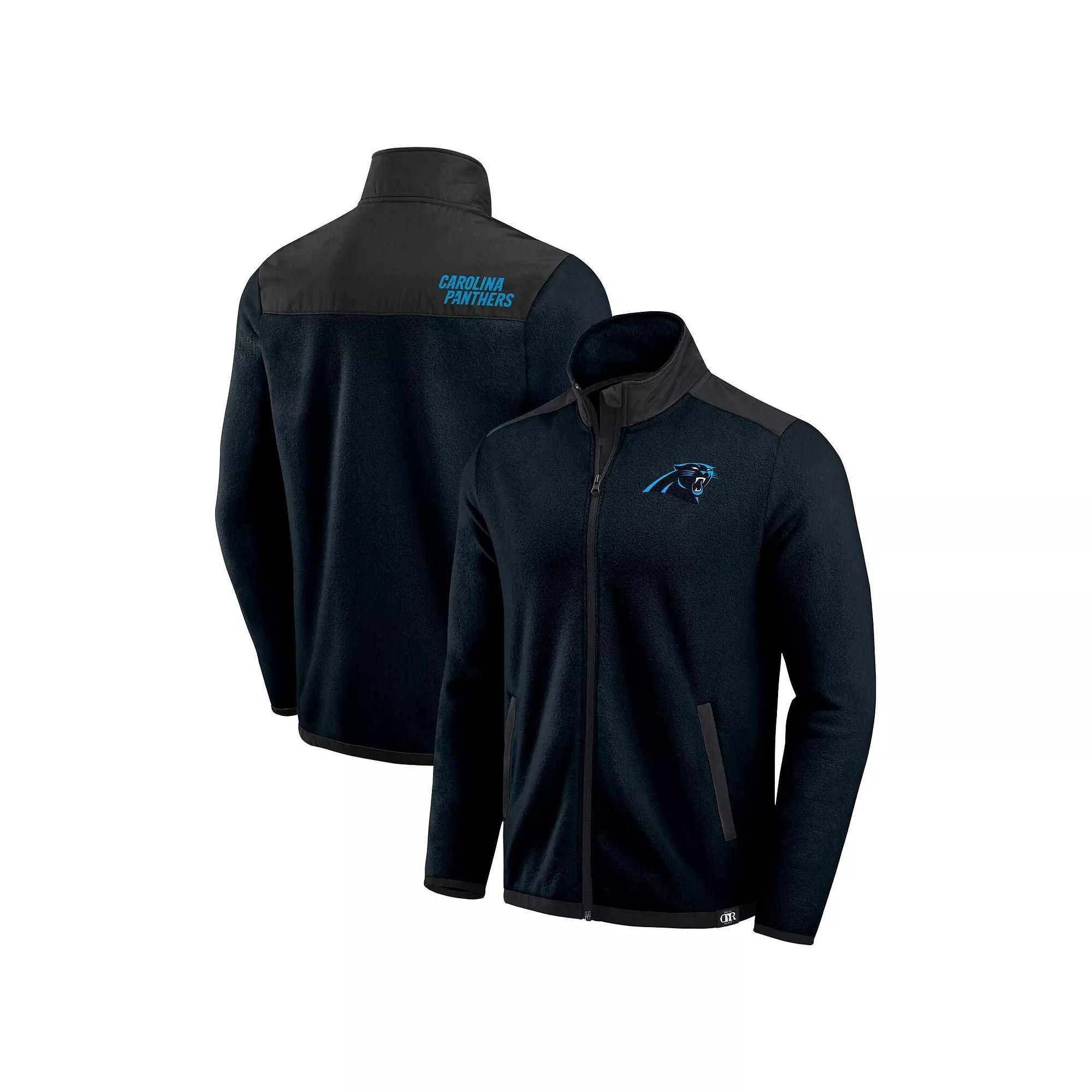 Men's Darius Rucker Collection by Fanatics Pewter Tampa Bay Buccaneers Color Block Polar Fleece Full-Zip Jacket, Size: XL, Charco Product Image