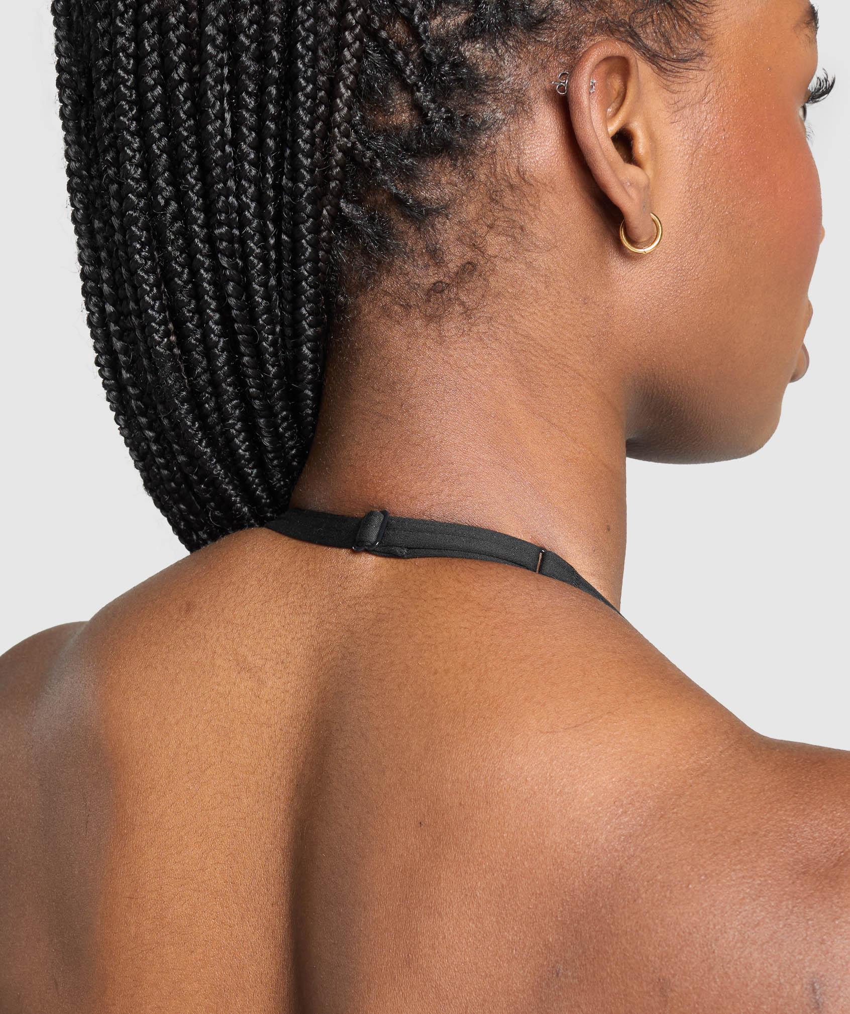 Minimal Halterneck Sports Bra Product Image