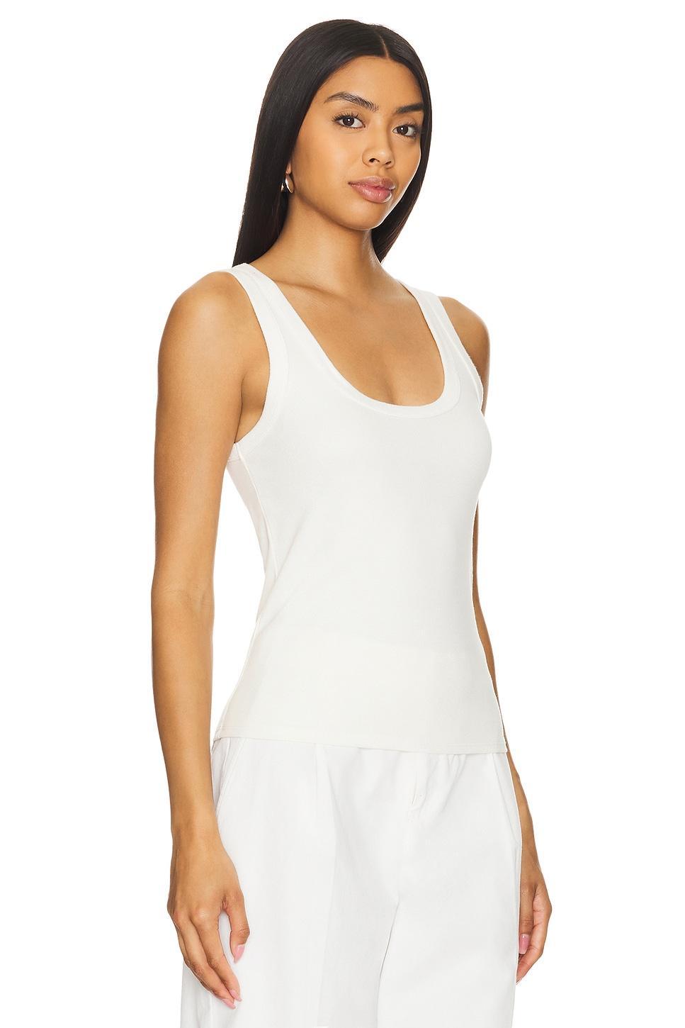 Supima Rib Scoop Tank Enza Costa Product Image