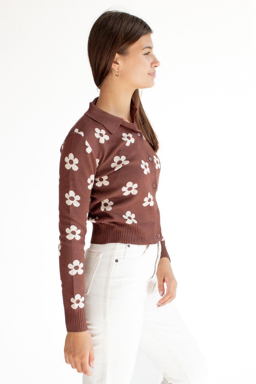 Daisy Collar Cardigan Product Image