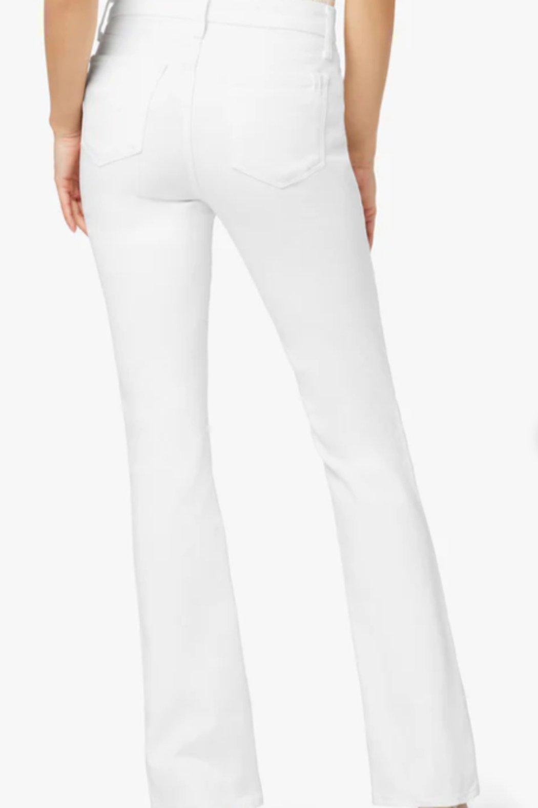 THE PROVCATEUR PETITE BOOTCUT - White & Dark Black Product Image