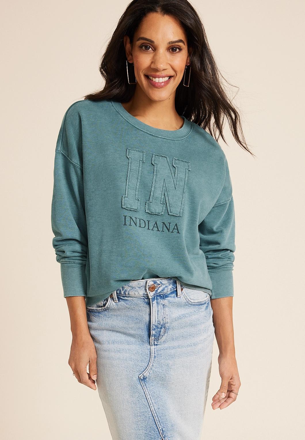 Maurices Womens State Crew Neck Sweatshirt Product Image