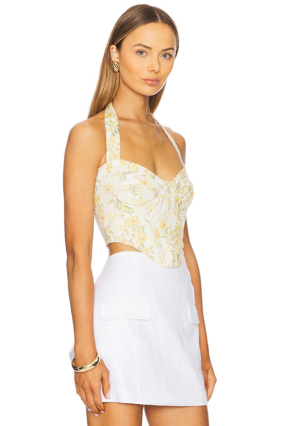 Pollie Halter Corset Top Bardot Product Image