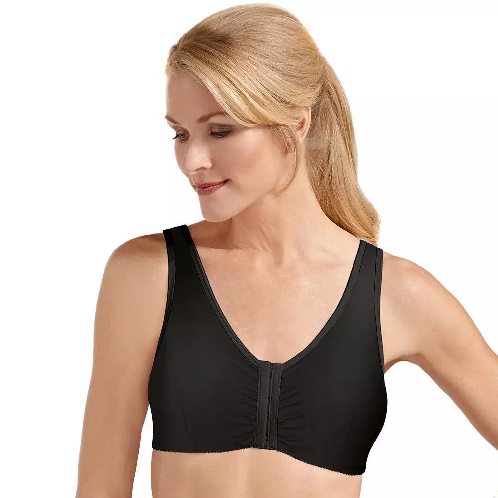 Amoena Mastectomy Bra: Frances Wireless Front Closure, Women's, Size: Small C/D, White Product Image