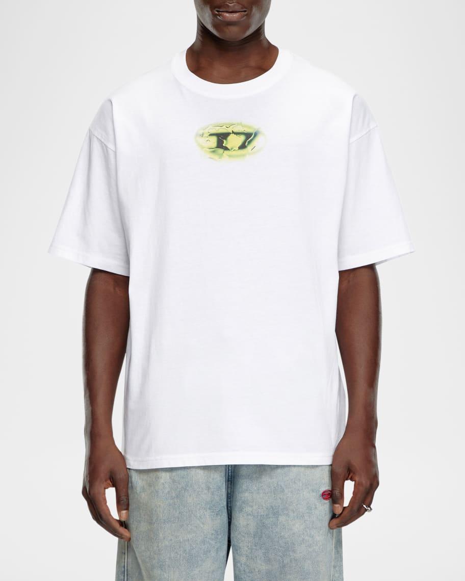 Men's Glowing-Effect Logo T-Shirt Product Image