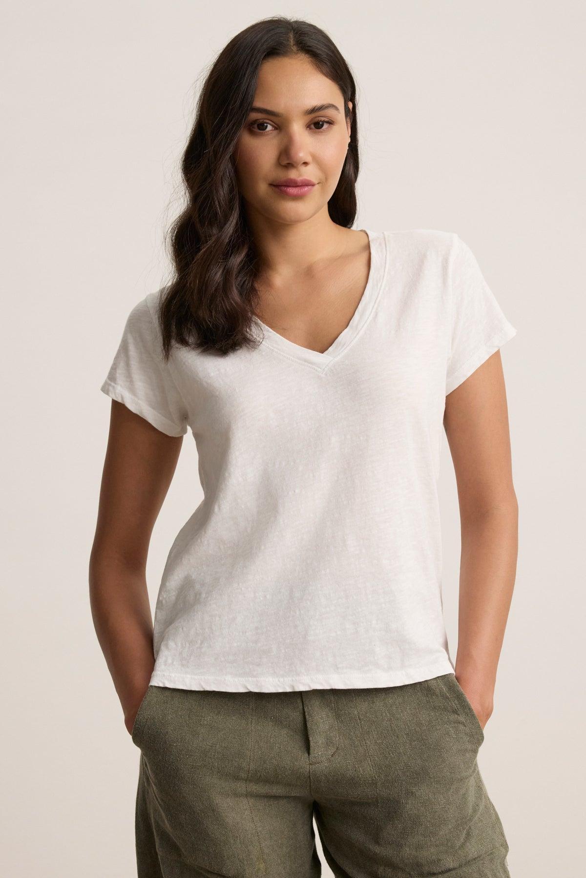 Eli Classic V-Neck Tee Product Image