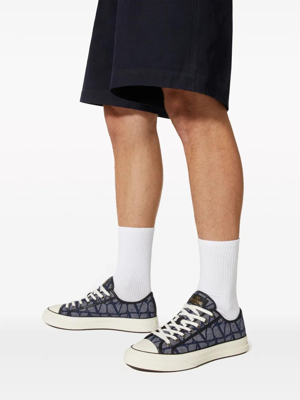 Toile Iconographe Totaloop denim-effect sneakers Product Image