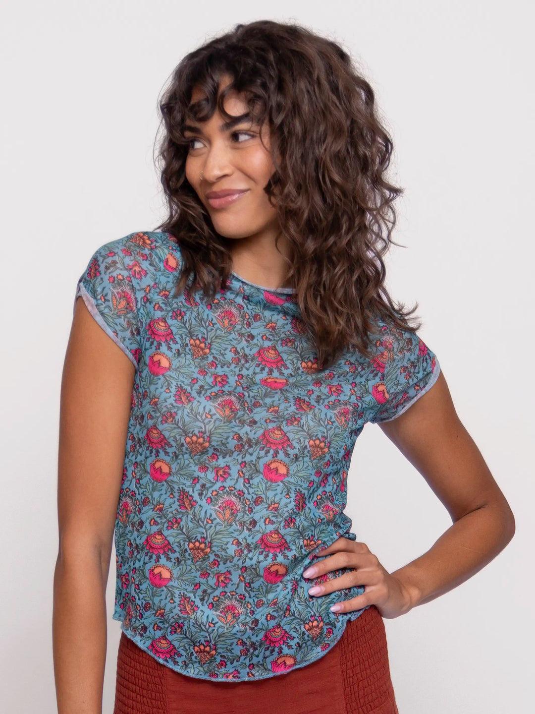 Simone Mesh Tee Product Image
