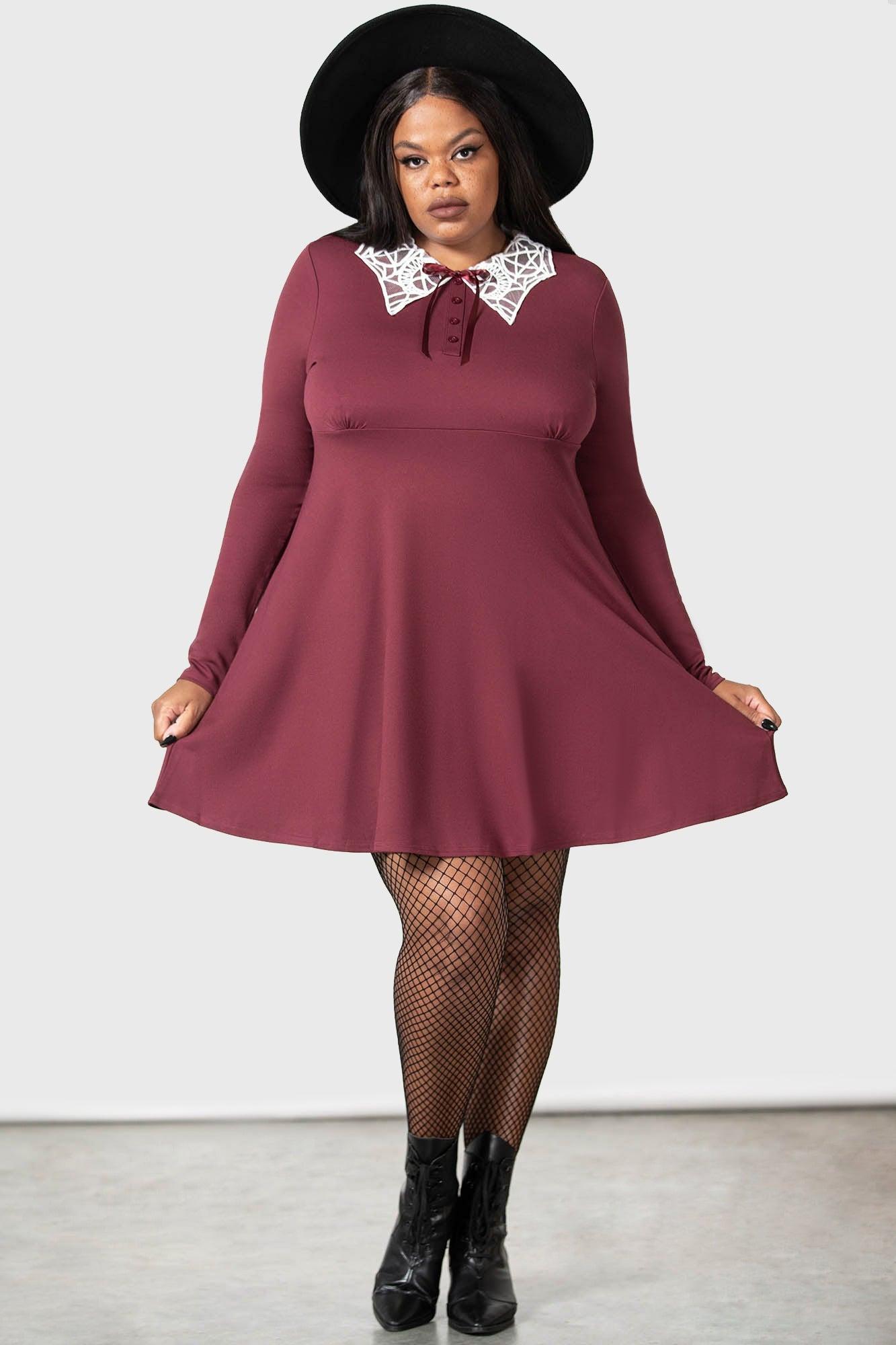 Charmed School Dress [CRIMSON] - Resurrect Female Product Image