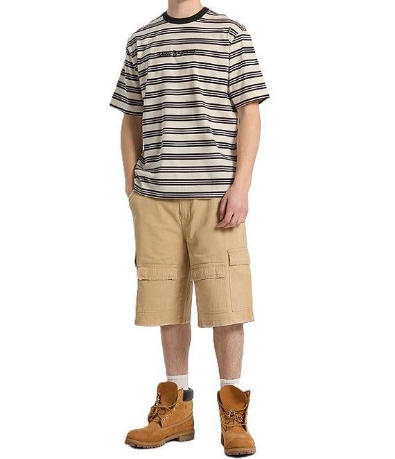 Guess Go Horizontal Stripe Short Sleeve T-Shirt Product Image