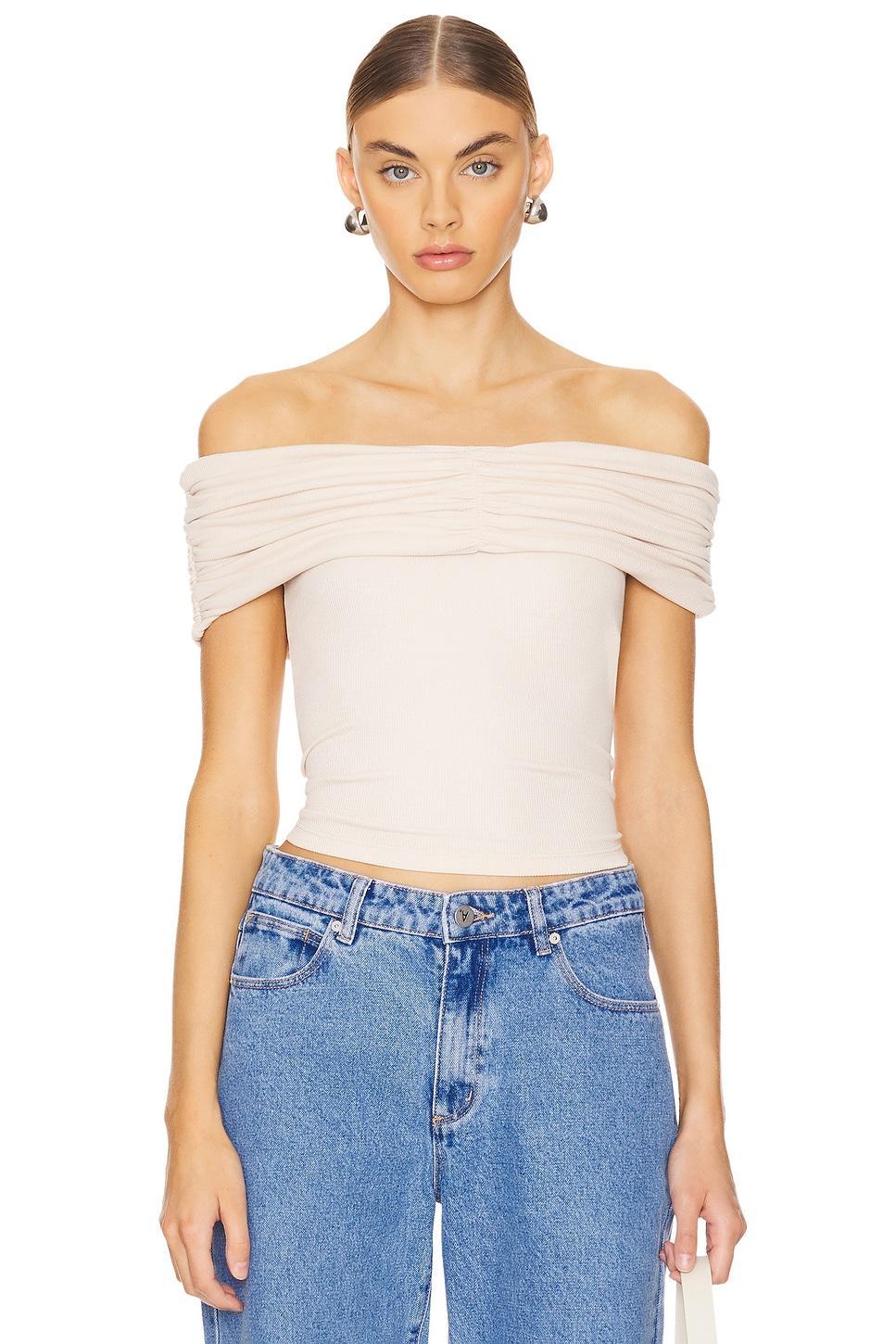Violet Ribbed Top LNA Product Image