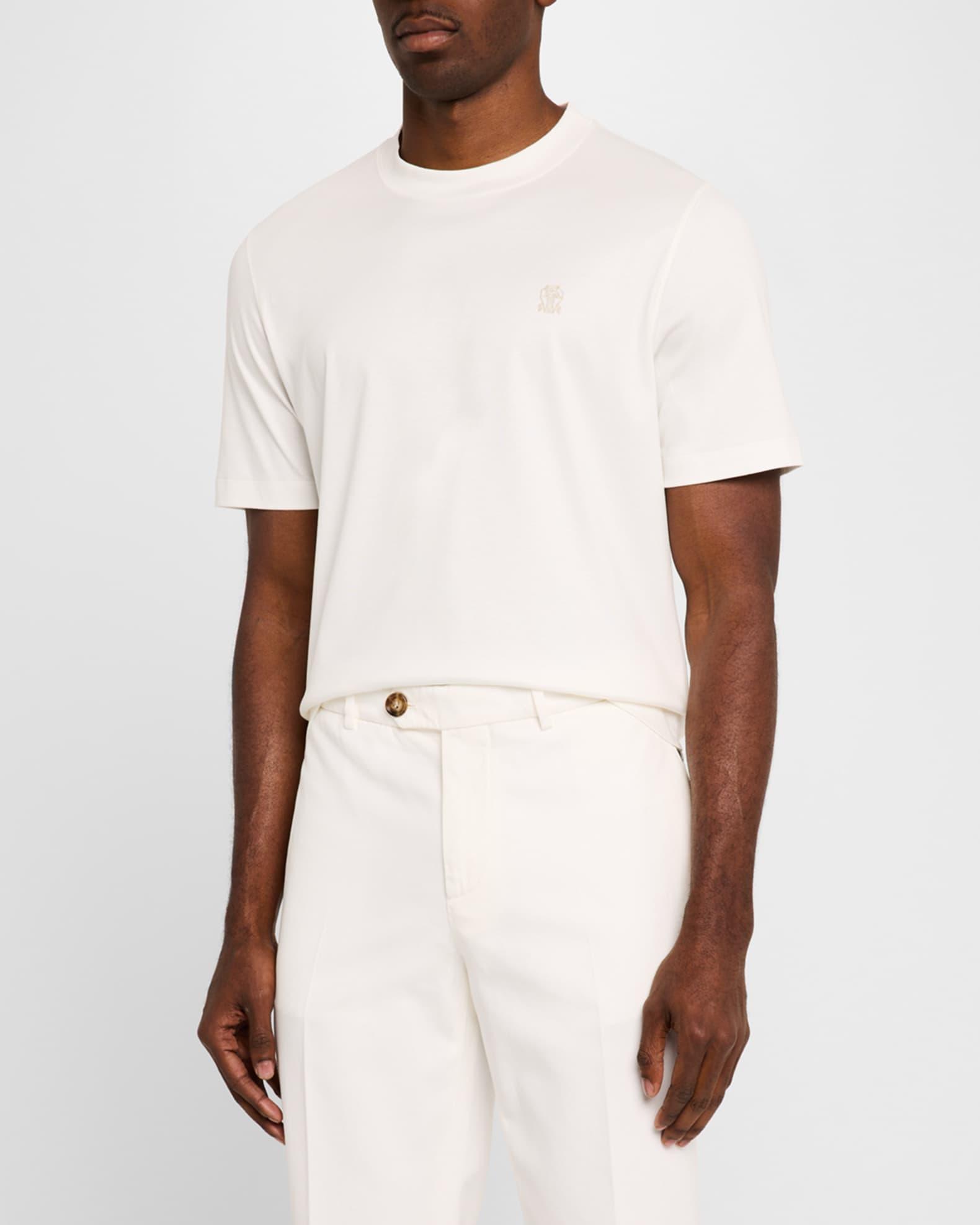 Men's Crewneck T-Shirt with Logo Product Image