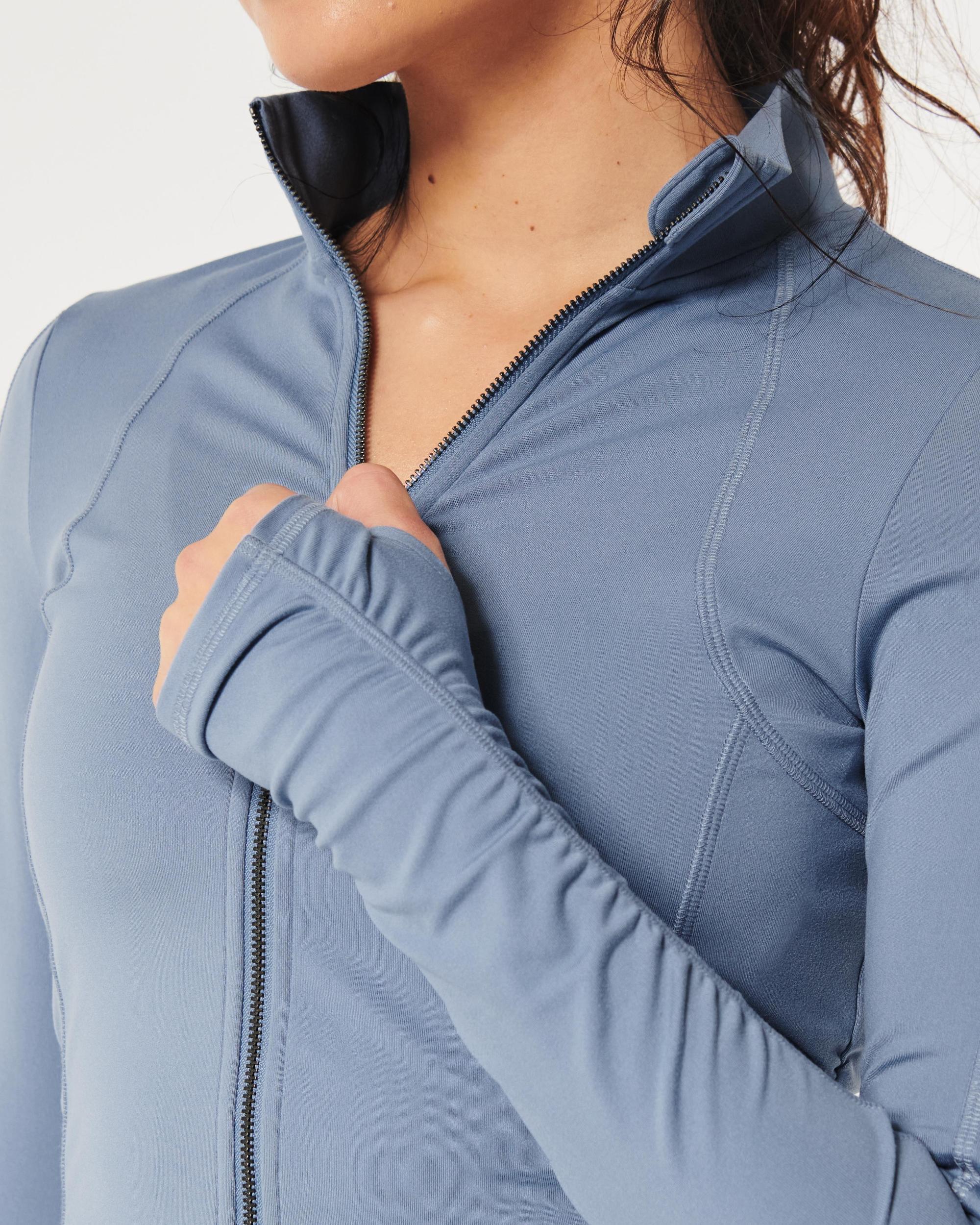 Gilly Hicks Active Recharge Crop Zip-Up Jacket Product Image
