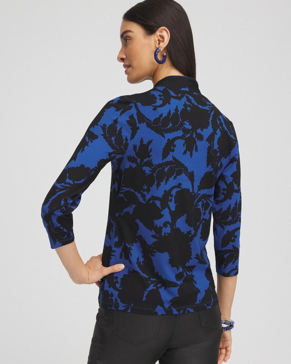 Touch of Cool™ Paisley 3/4 Sleeve Tee Product Image