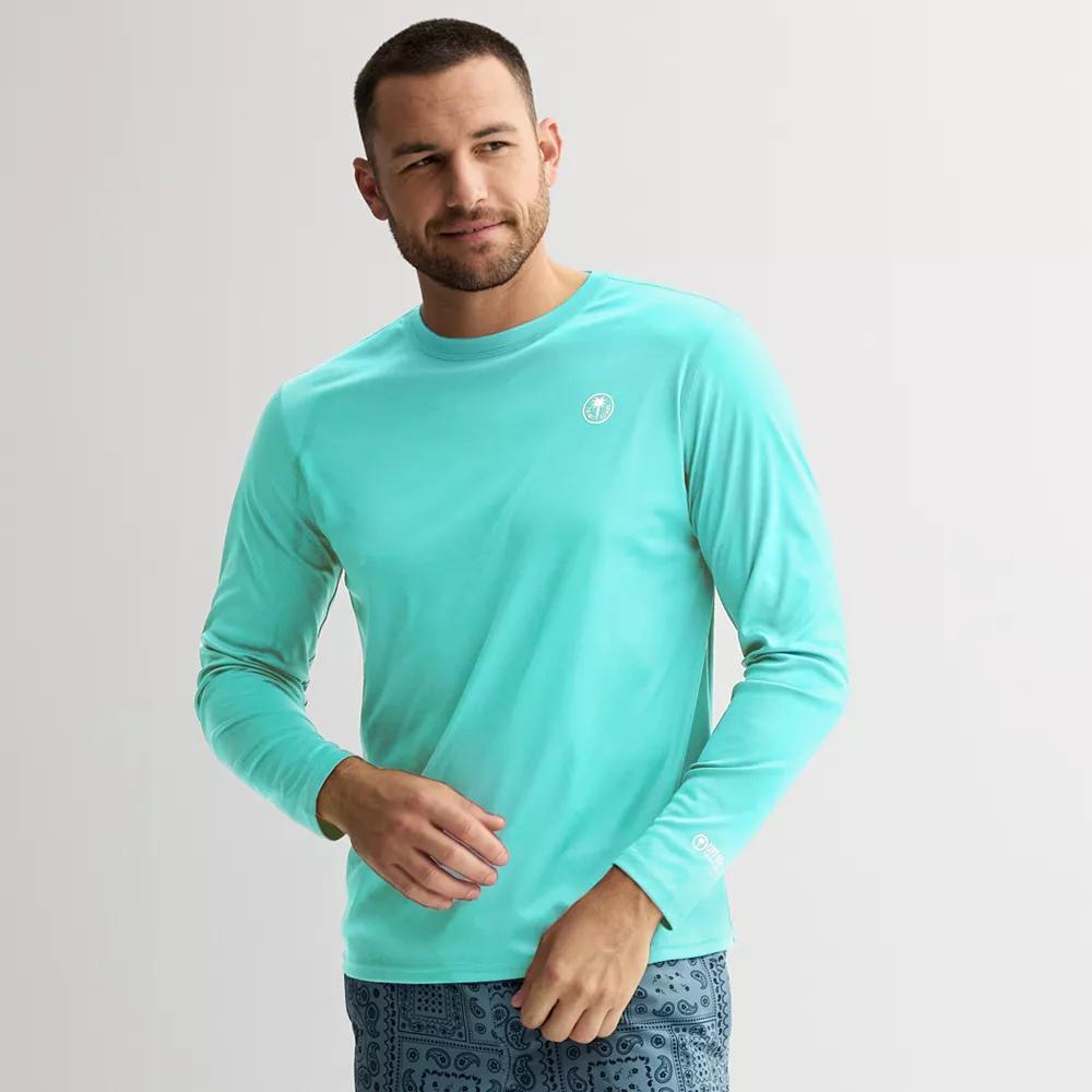 Men's Trinity Coast Long Sleeve Swim Shirt, Size: XS, Blue Blue Product Image