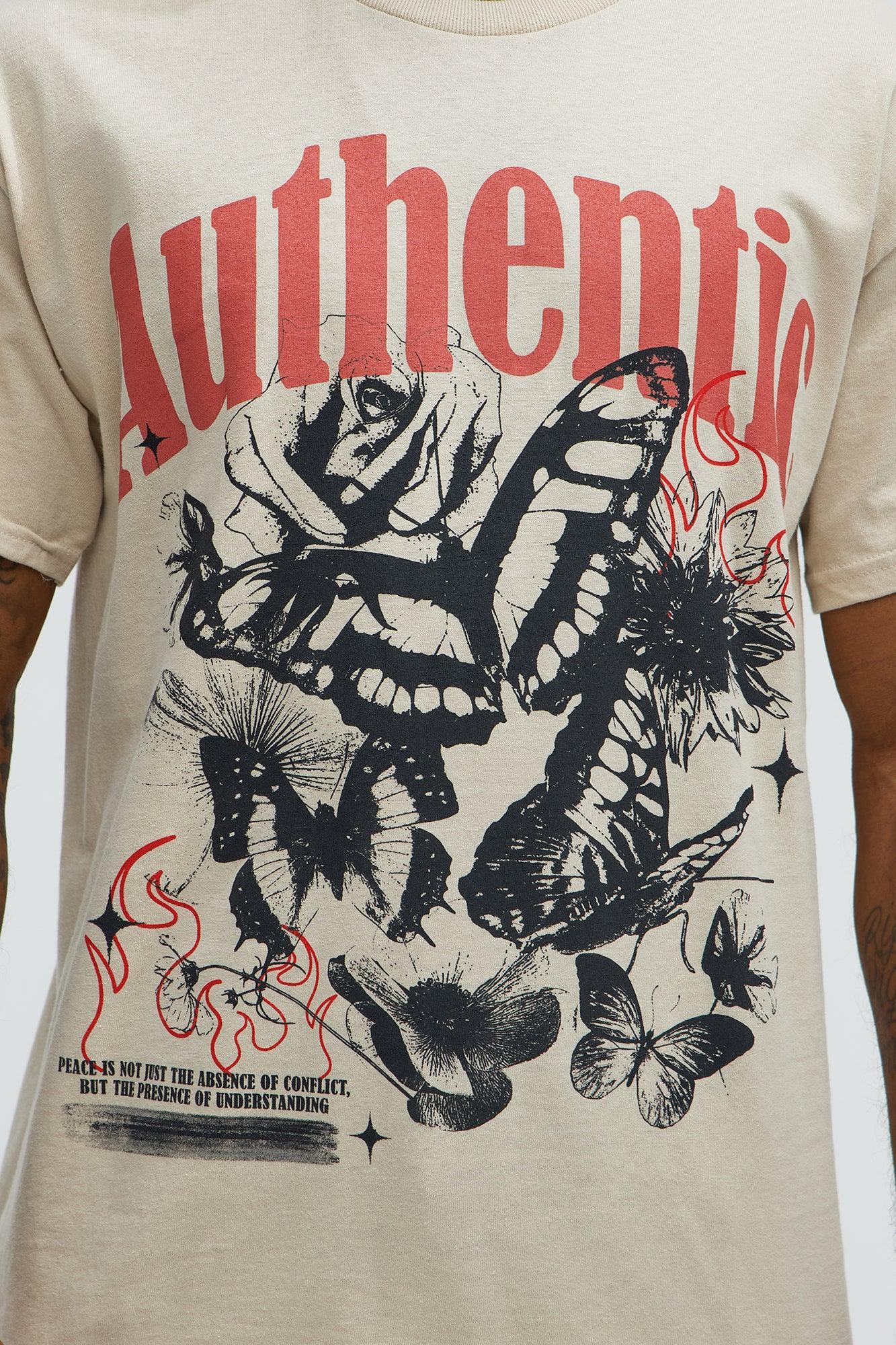 Authentic And True Short Sleeve Tee - Sand Product Image