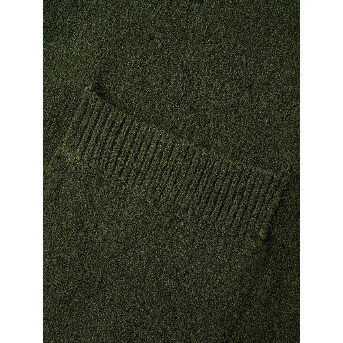 Plus Size Supersoft Essentials Solid Shawl Collar Cardigan ArmyGreen Women Casual Loose Long Sleeve Everyday Cardigans BloomChic 18-20/2X Product Image