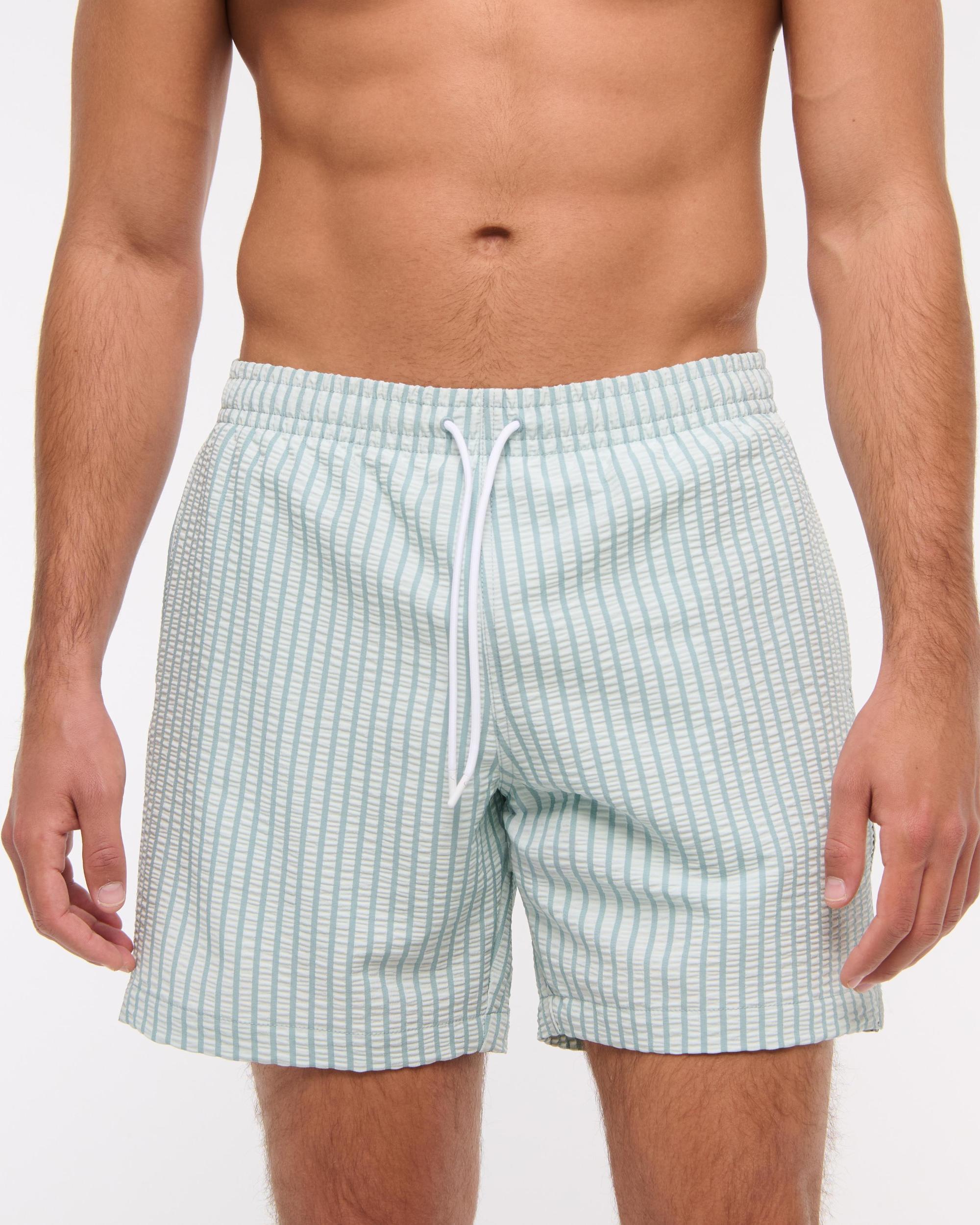 Pull-On Seersucker Swim Trunk Product Image