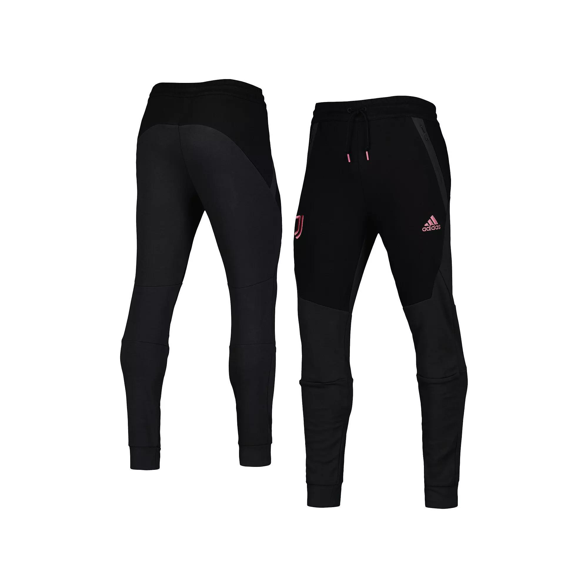 Mens adidas Black Juventus Travel Pants Product Image