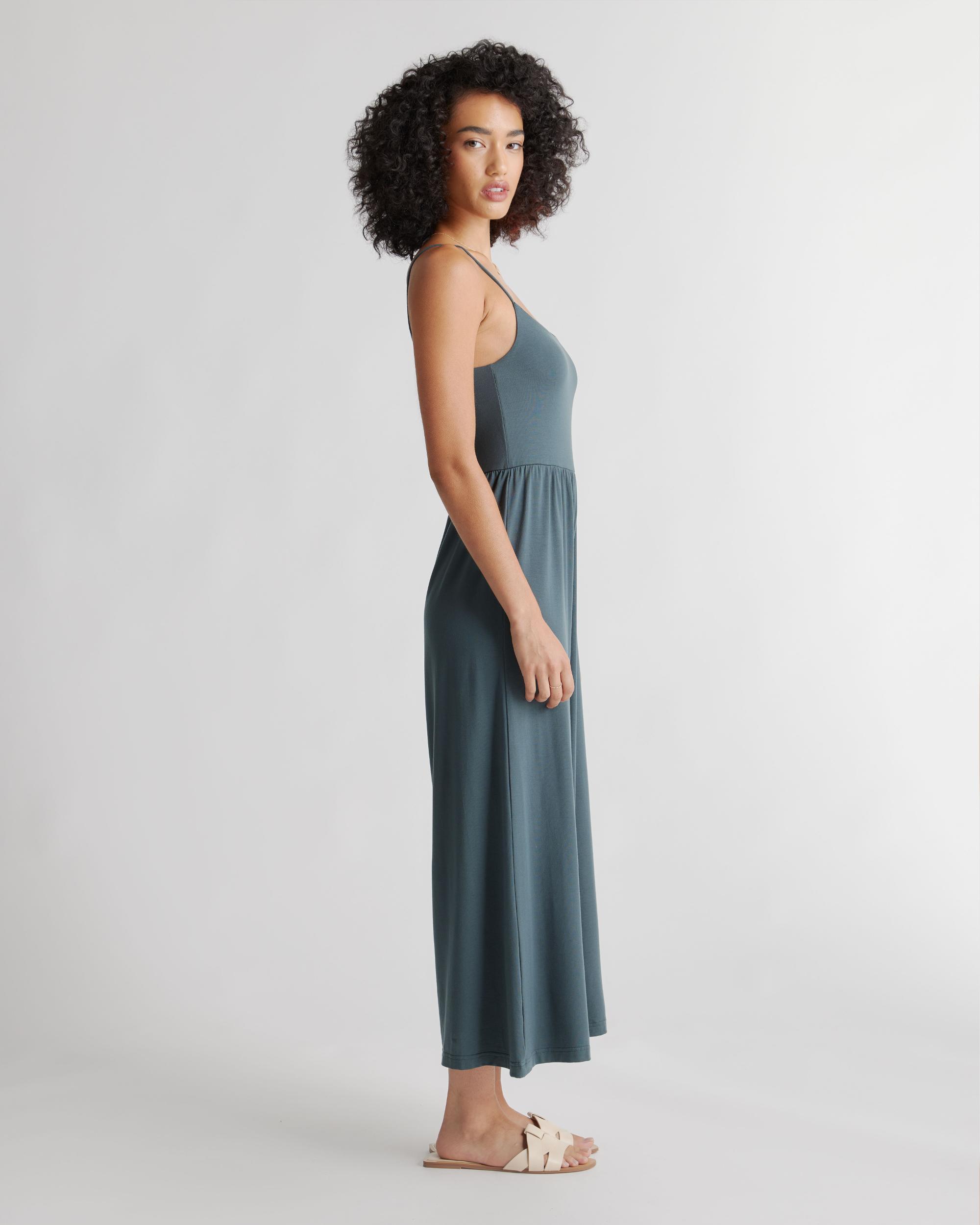 Quince | Women's Tencel Jersey Wide Leg Jumpsuit Size XS Product Image