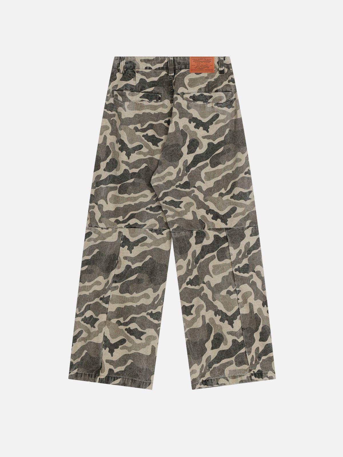 Aelfric Eden Wrinkle Camouflage Loose Jeans Product Image