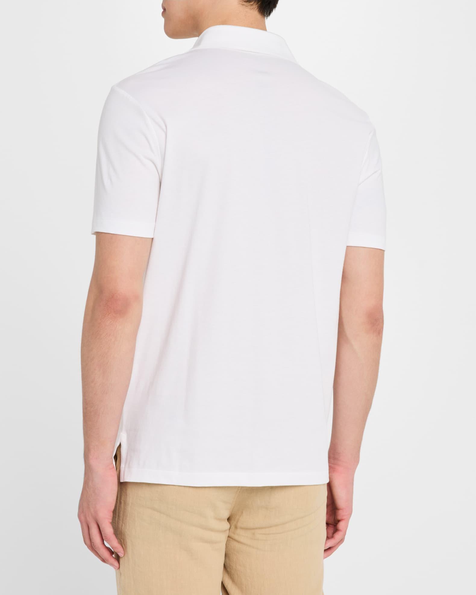 Men's Striped Lisle Polo Shirt Product Image