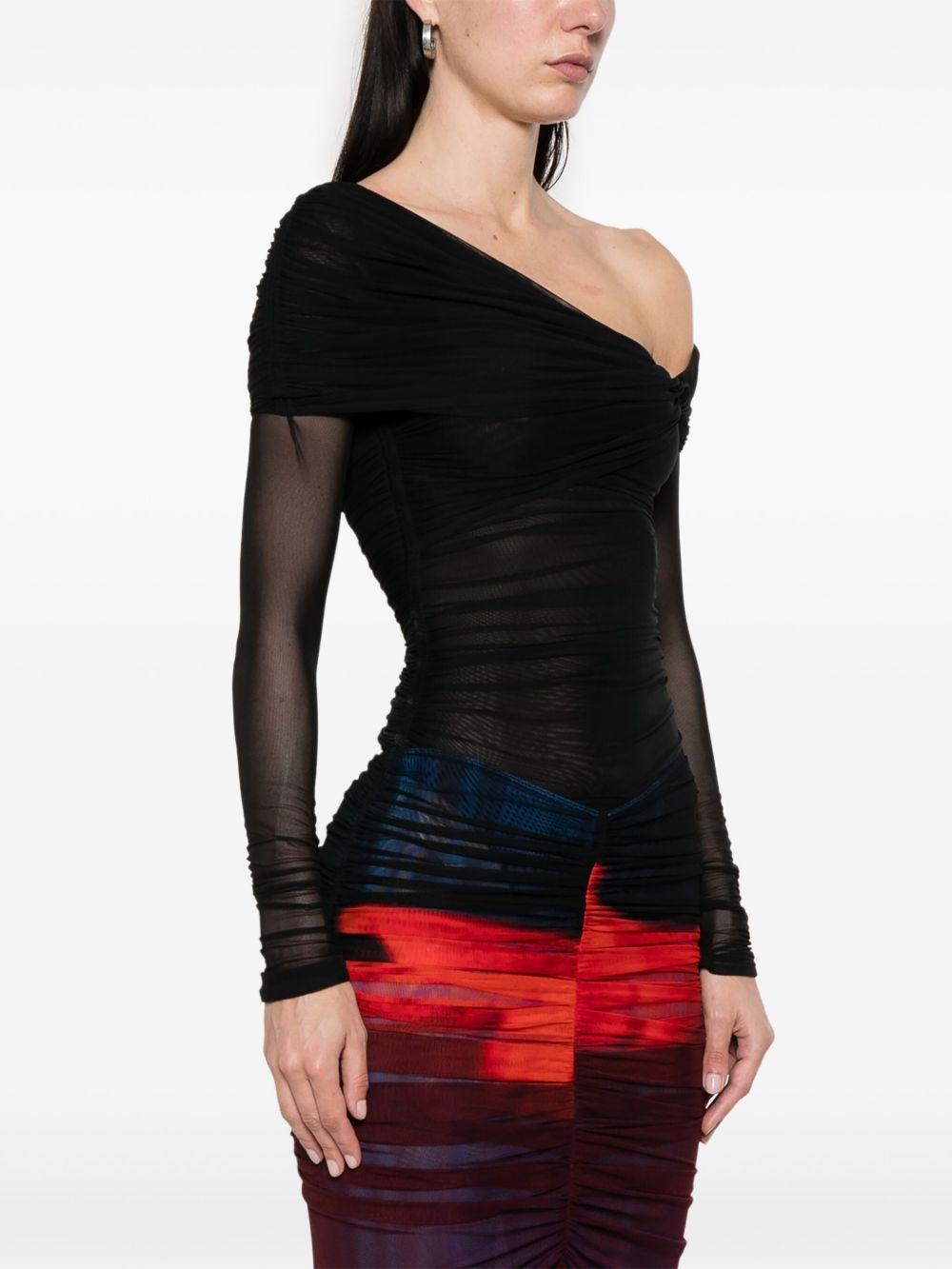 off-shoulder ruched bodysuit  Product Image