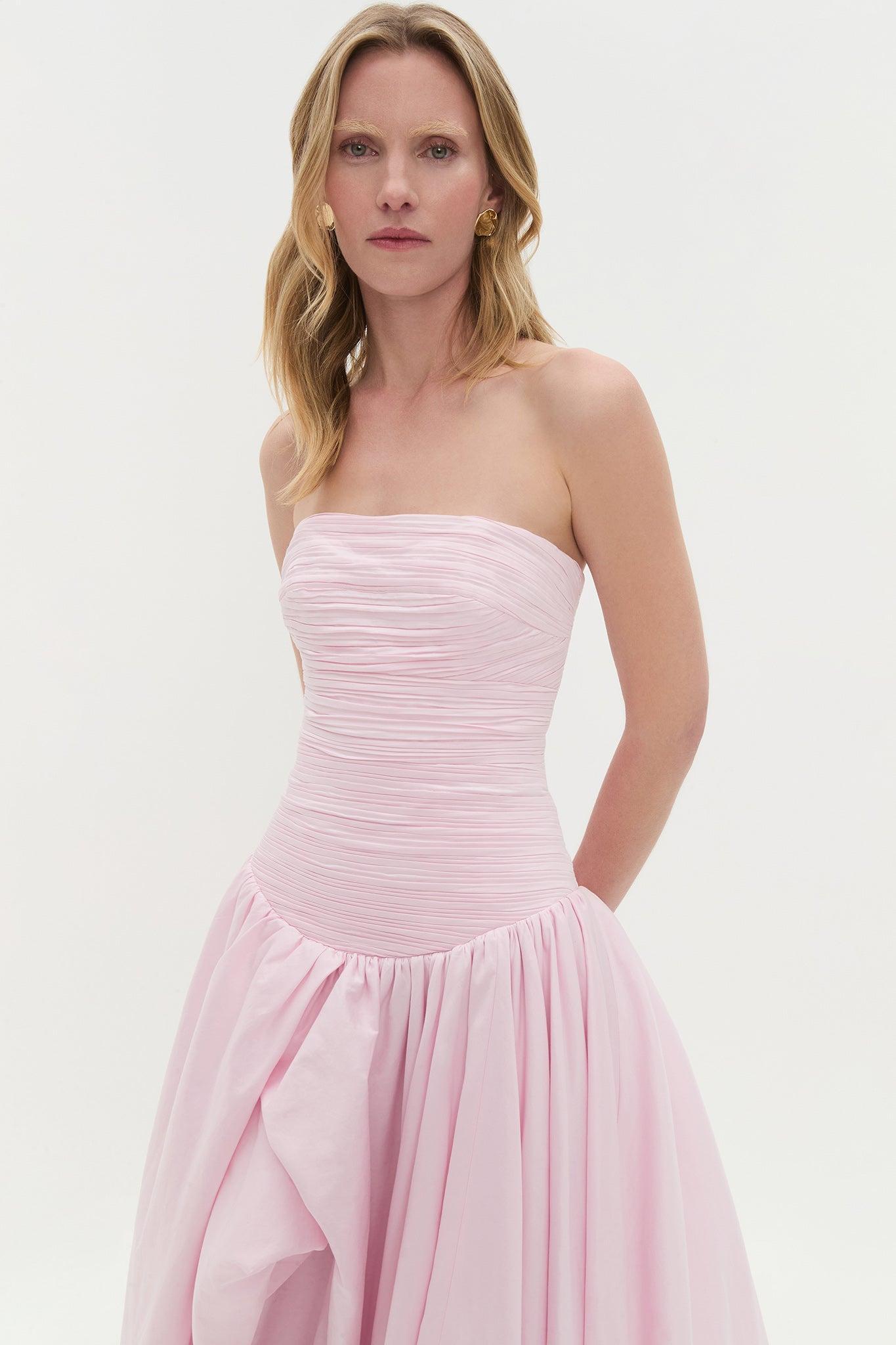 Violette Bubble Hem Maxi Dress Product Image