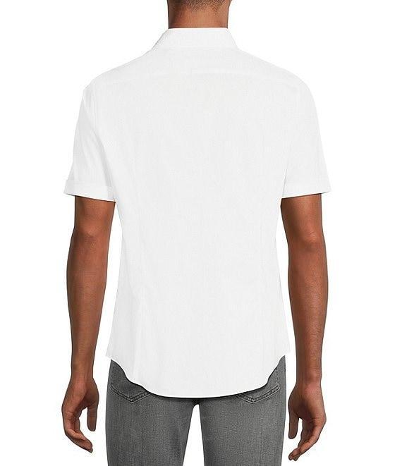 Murano Corsa Di Cavalli Derby Collection Slim Fit Embroidered Short Sleeve Woven Shirt Product Image