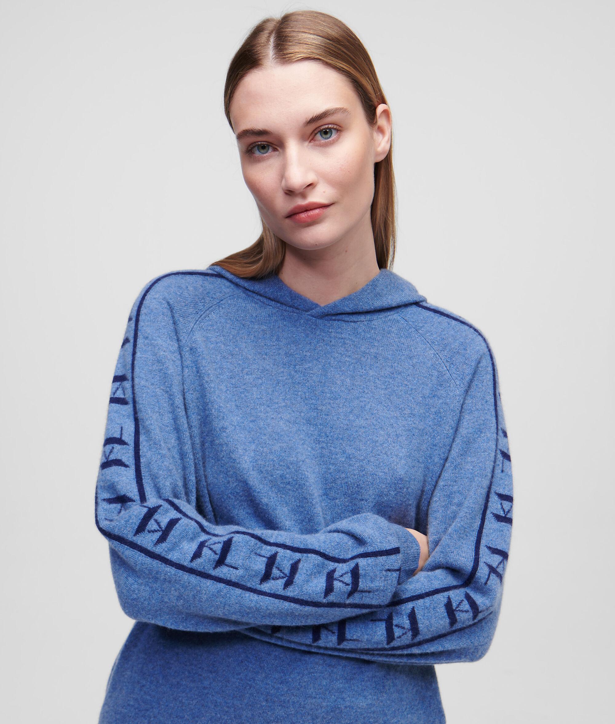 MONOGRAM CASHEMERE HOODIE Product Image