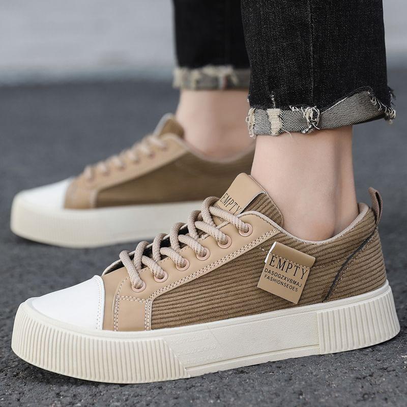 Platform Lace-Up Sneakers Product Image