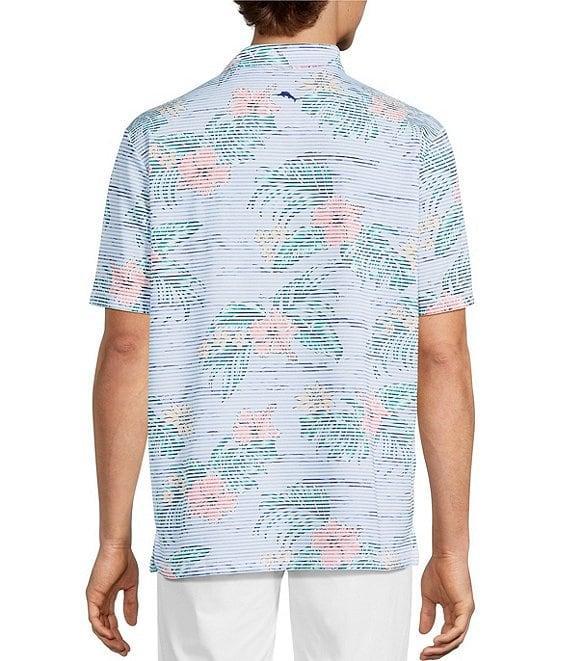 Tommy Bahama IslandZone Costa Wave Isle Camo Short-Sleeve Polo Shirt Product Image