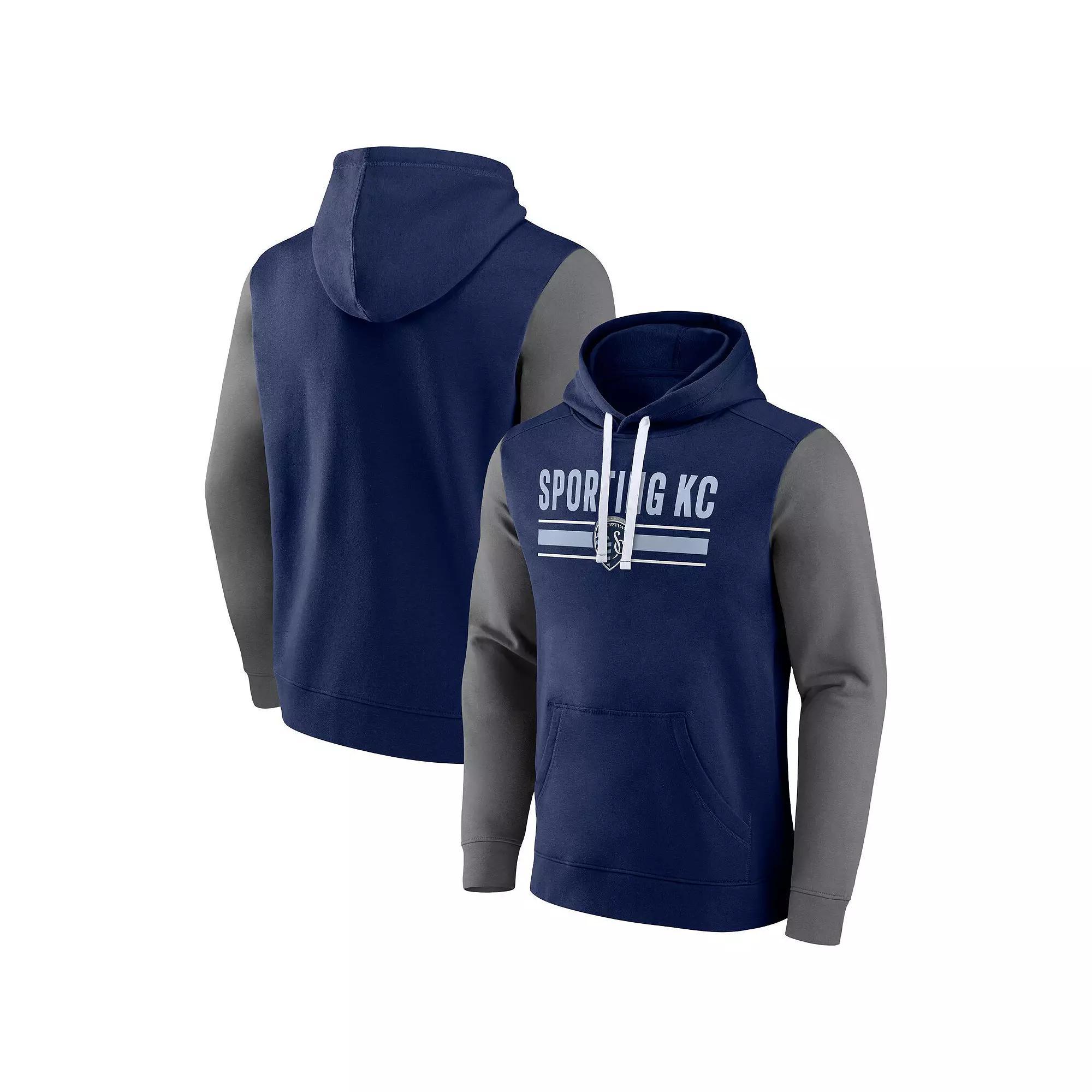 Mens Fanatics Branded Sporting Kansas City To Victory Pullover Hoodie Blue Product Image
