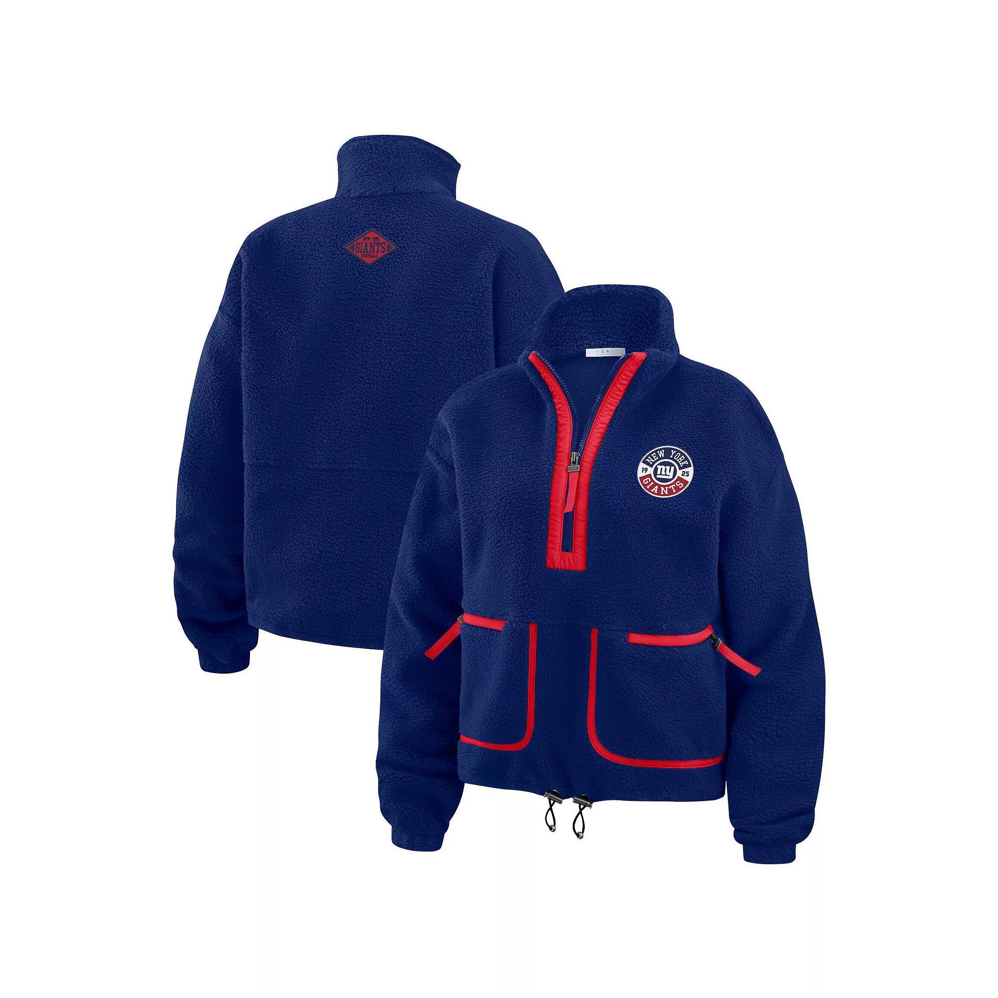 Women's WEAR by Erin Andrews  Burgundy Colorado Avalanche Polar Fleece Half-Zip Jacket, Size: Medium, Med Re Product Image