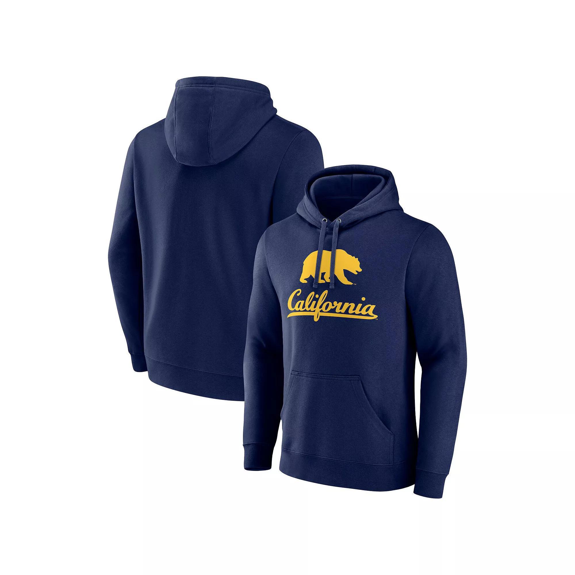 Men's Fanatics  Navy Cal Bears Team Lockup Pullover Hoodie, Size: 2XL, Blue Product Image