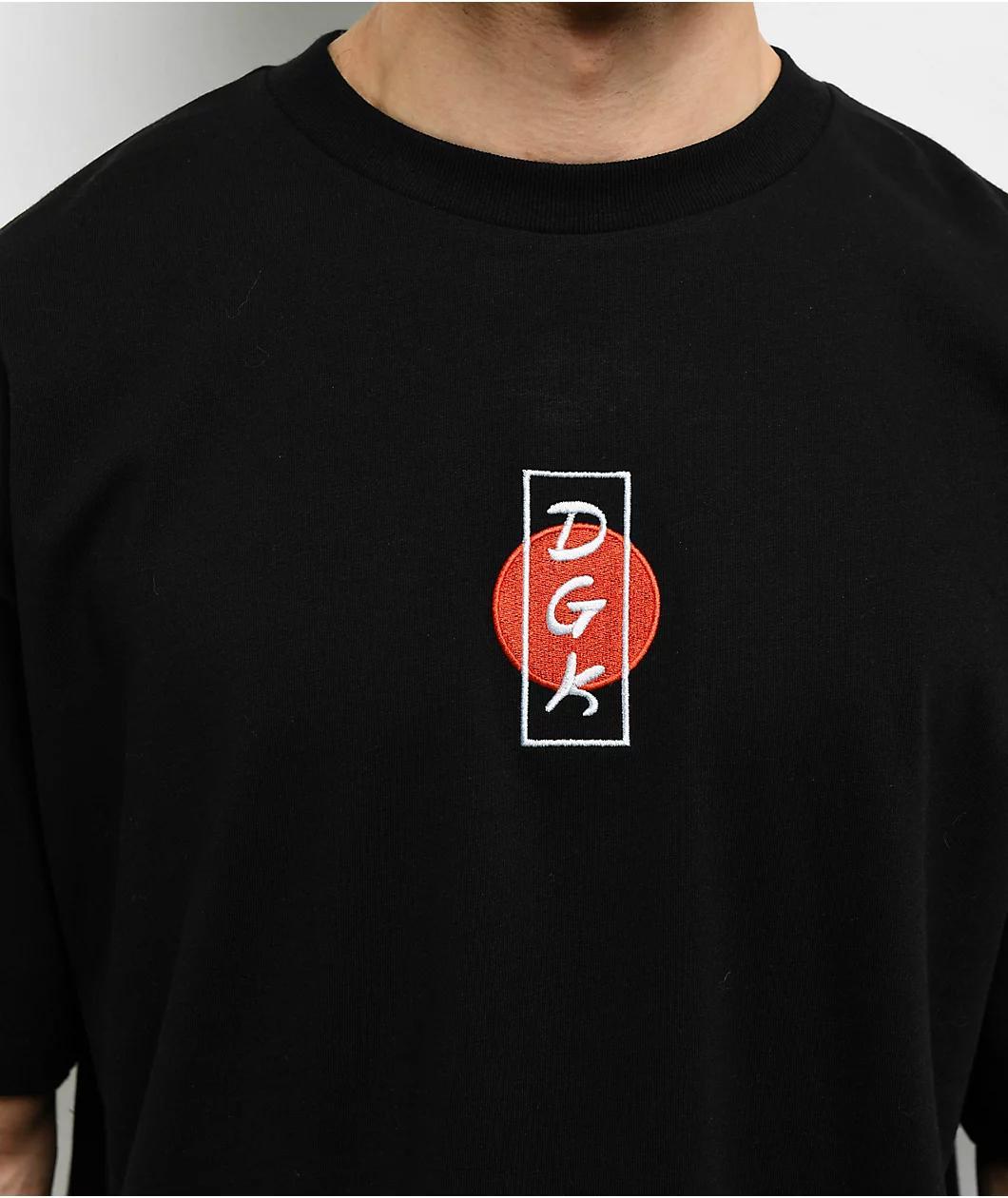 DGK Breaker Heavyweight Black T-Shirt Product Image