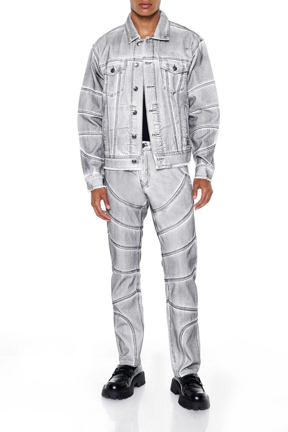 Washed Acid Wash Slim-Fit Jeans | Forever 21 Product Image
