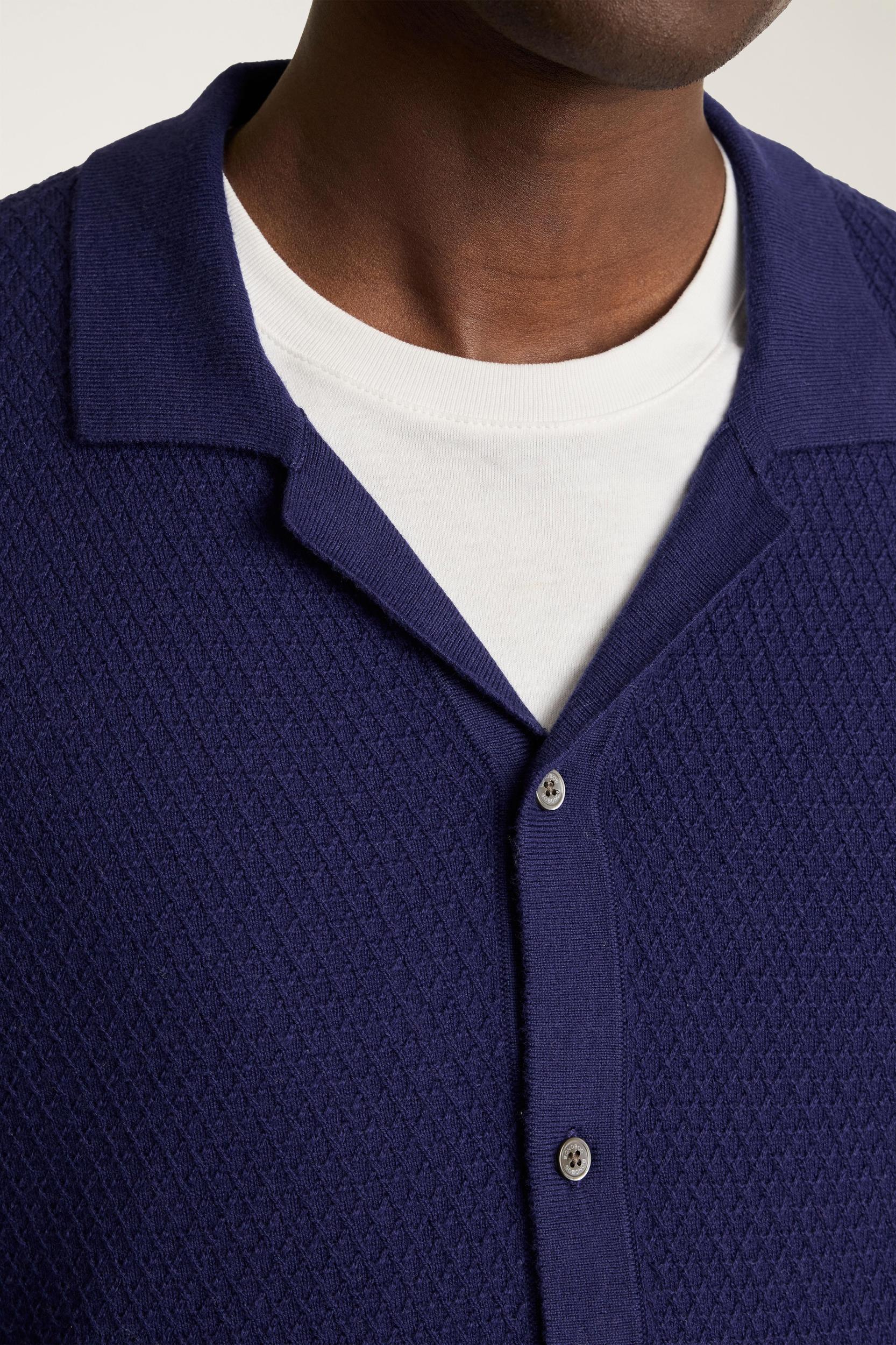 Hudson Long Sleeve Sweater Polo Product Image