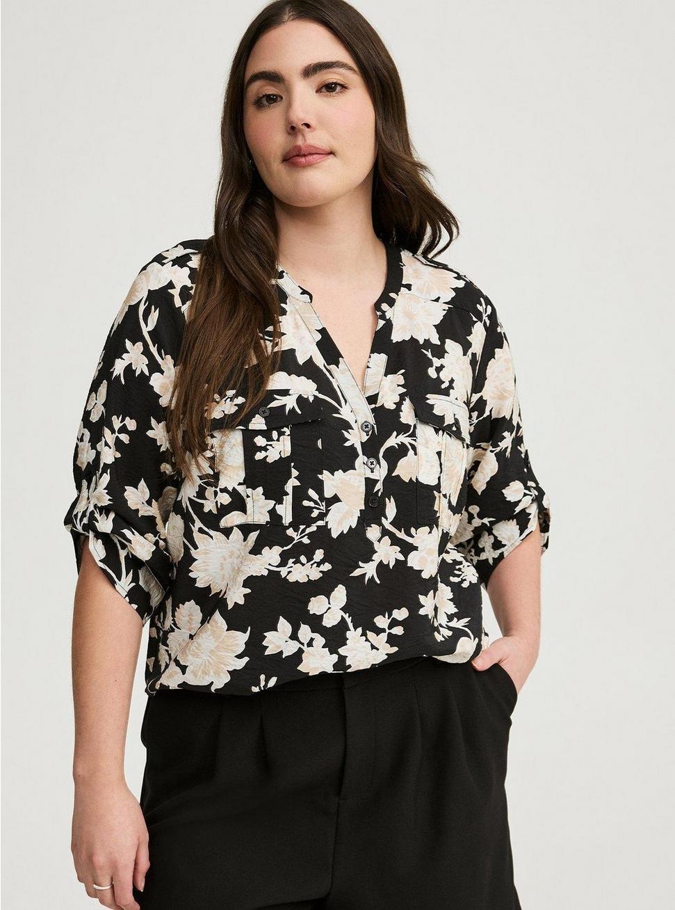 Harper 3/4 Sleeve Pullover Blouse Product Image