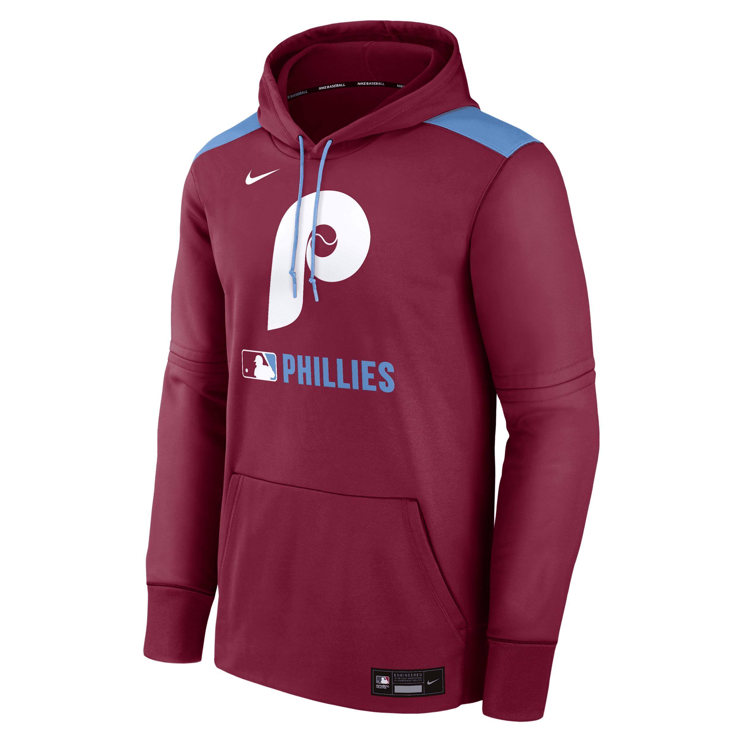 Texas Rangers Authentic Collection City Connect Men's Nike Therma MLB Pullover Hoodie Product Image