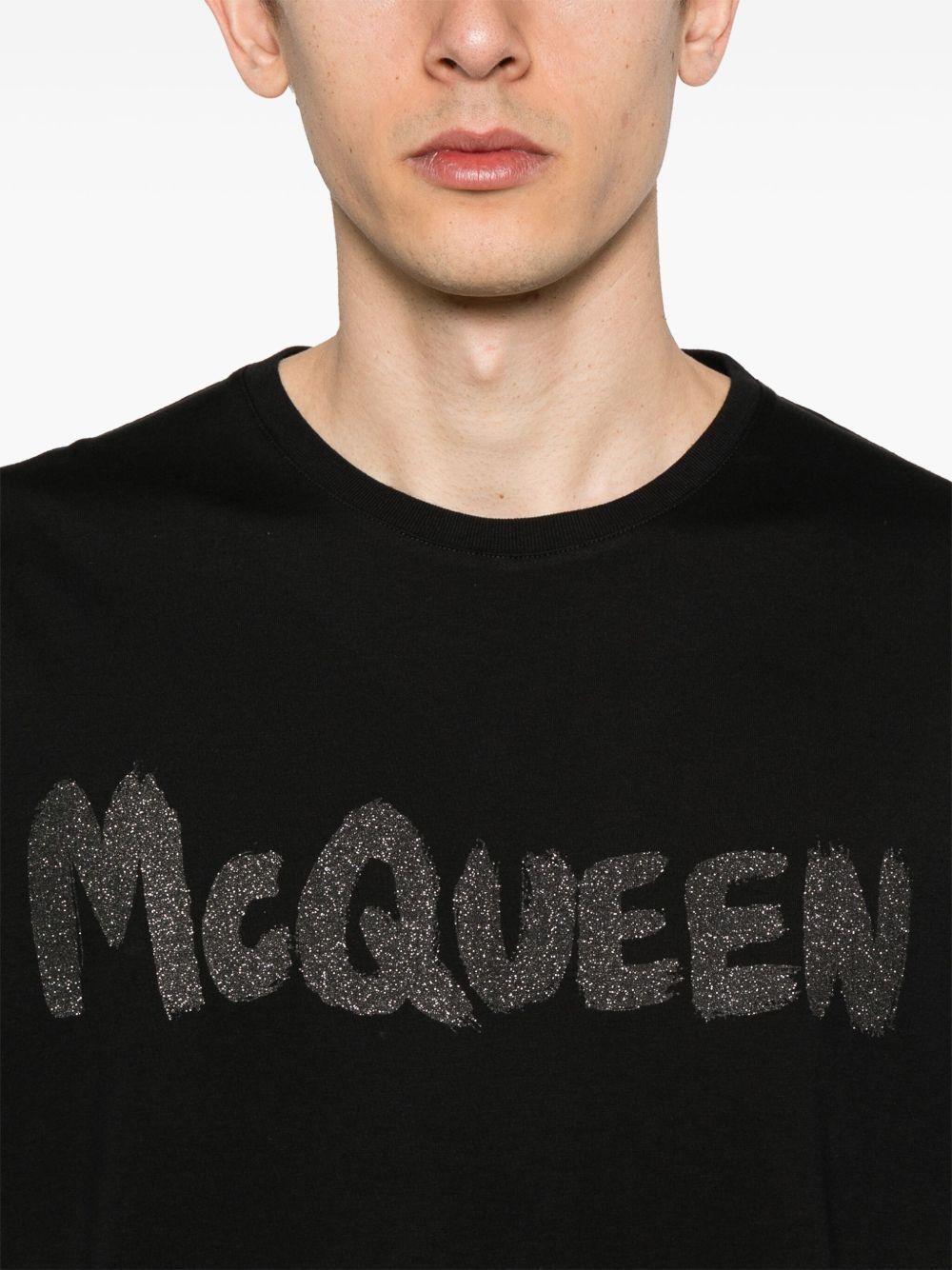logo-print cotton T-shirt Product Image