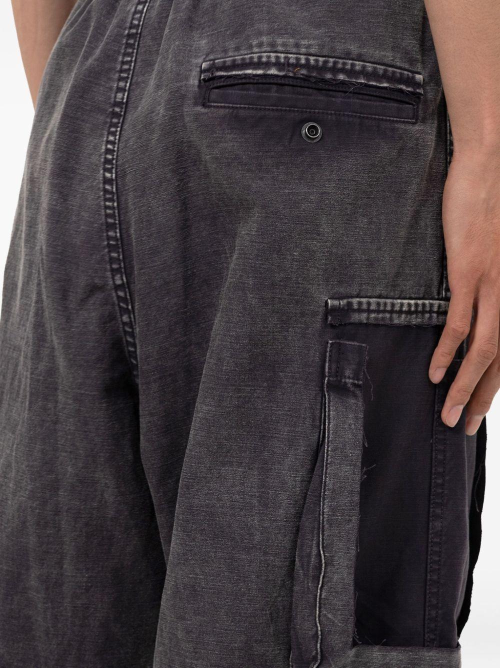 panelled drawstring jeans Product Image