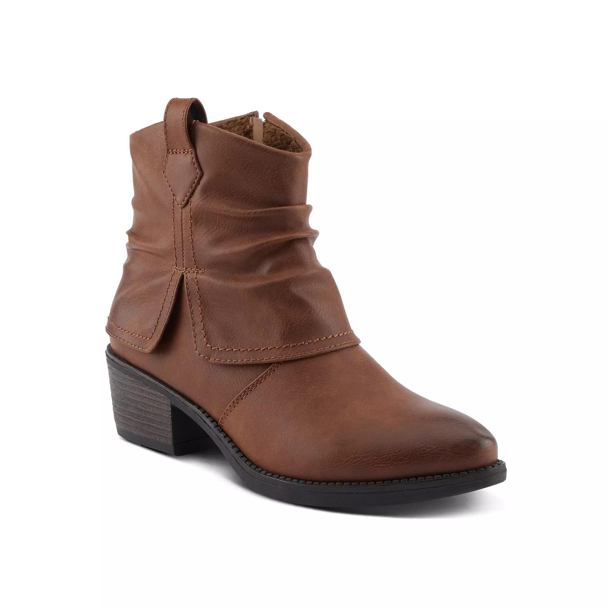 Patrizia Idolize Women's Foldover Heeled Ankle Boots, Size: 36, Camel Product Image