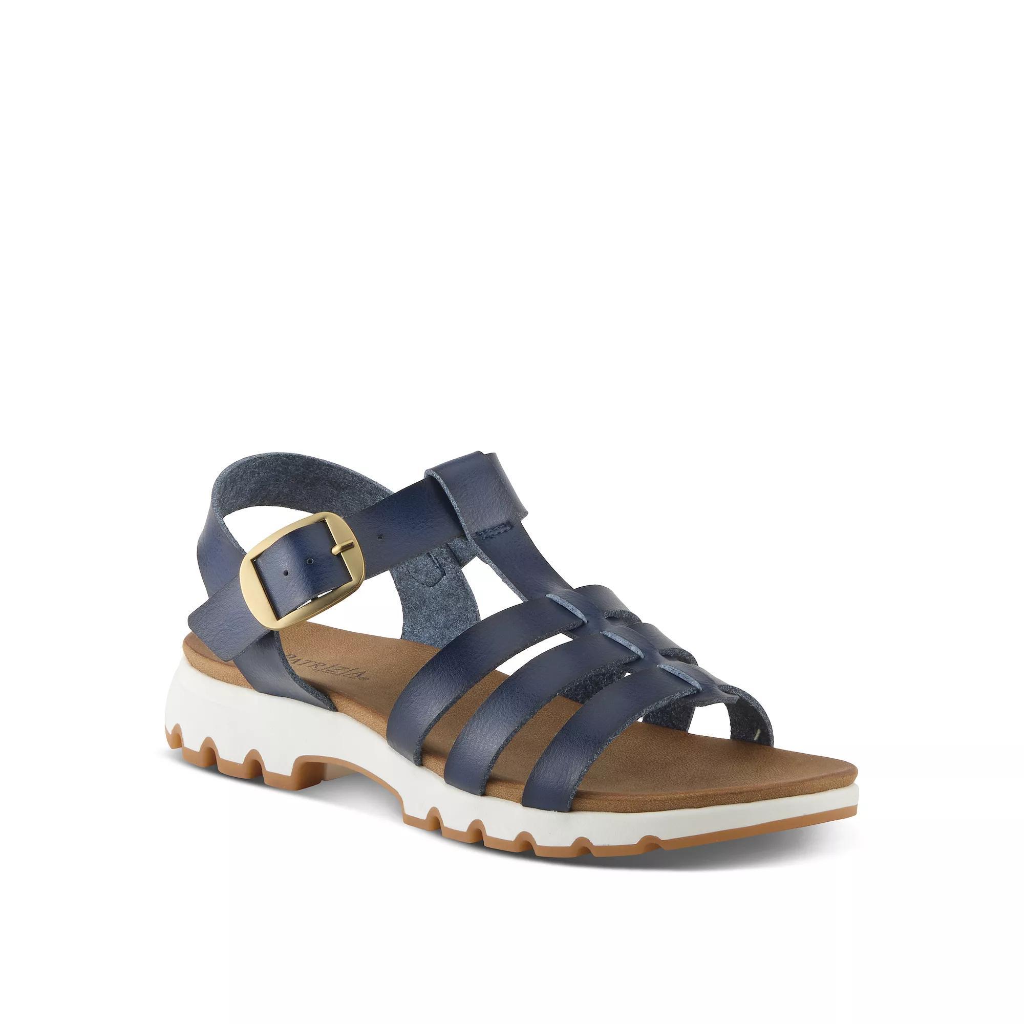 Patrizia Womens Bundina Flat Sandals Blue Product Image
