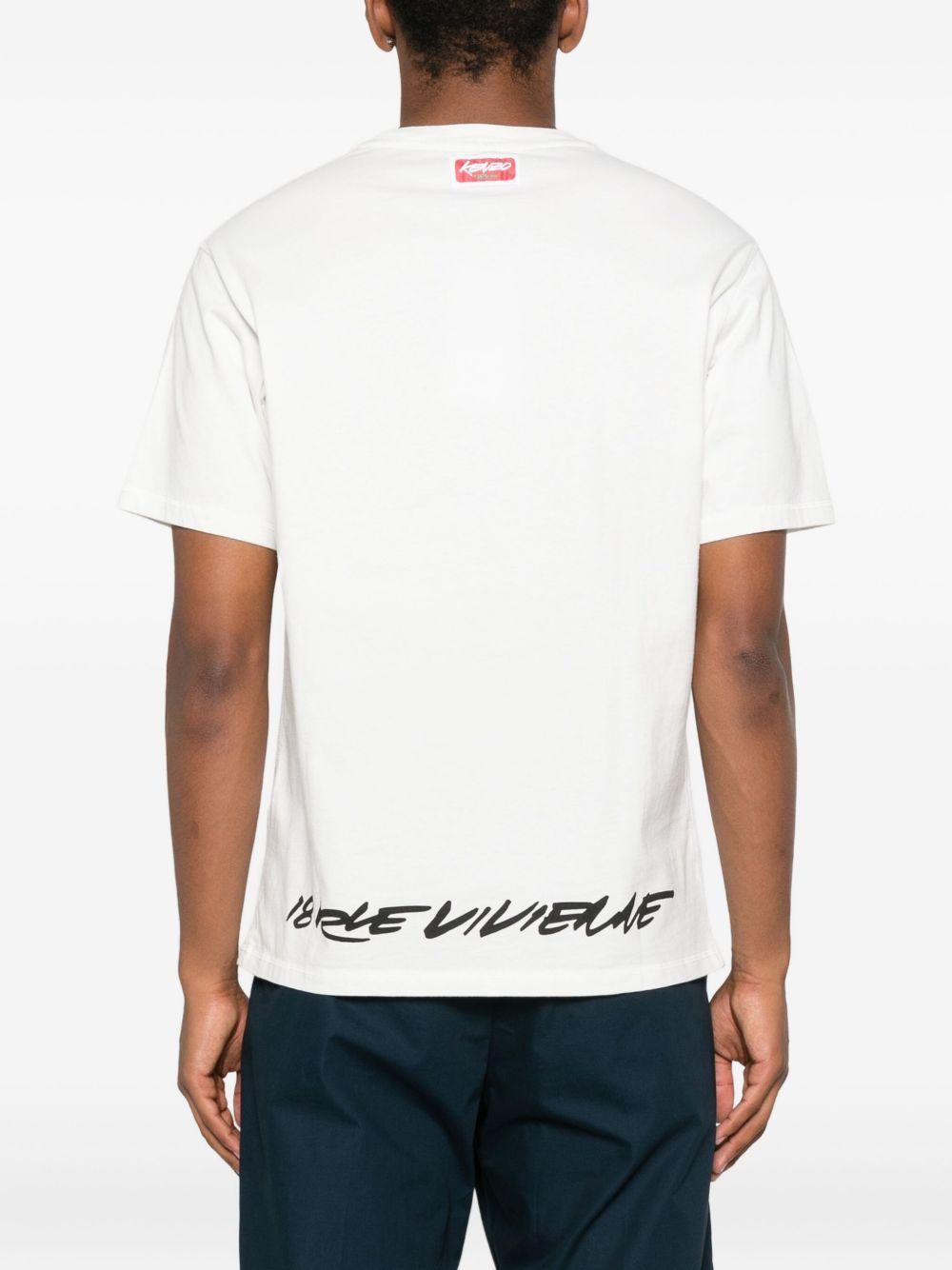 logo-print organic cotton T-shirt Product Image