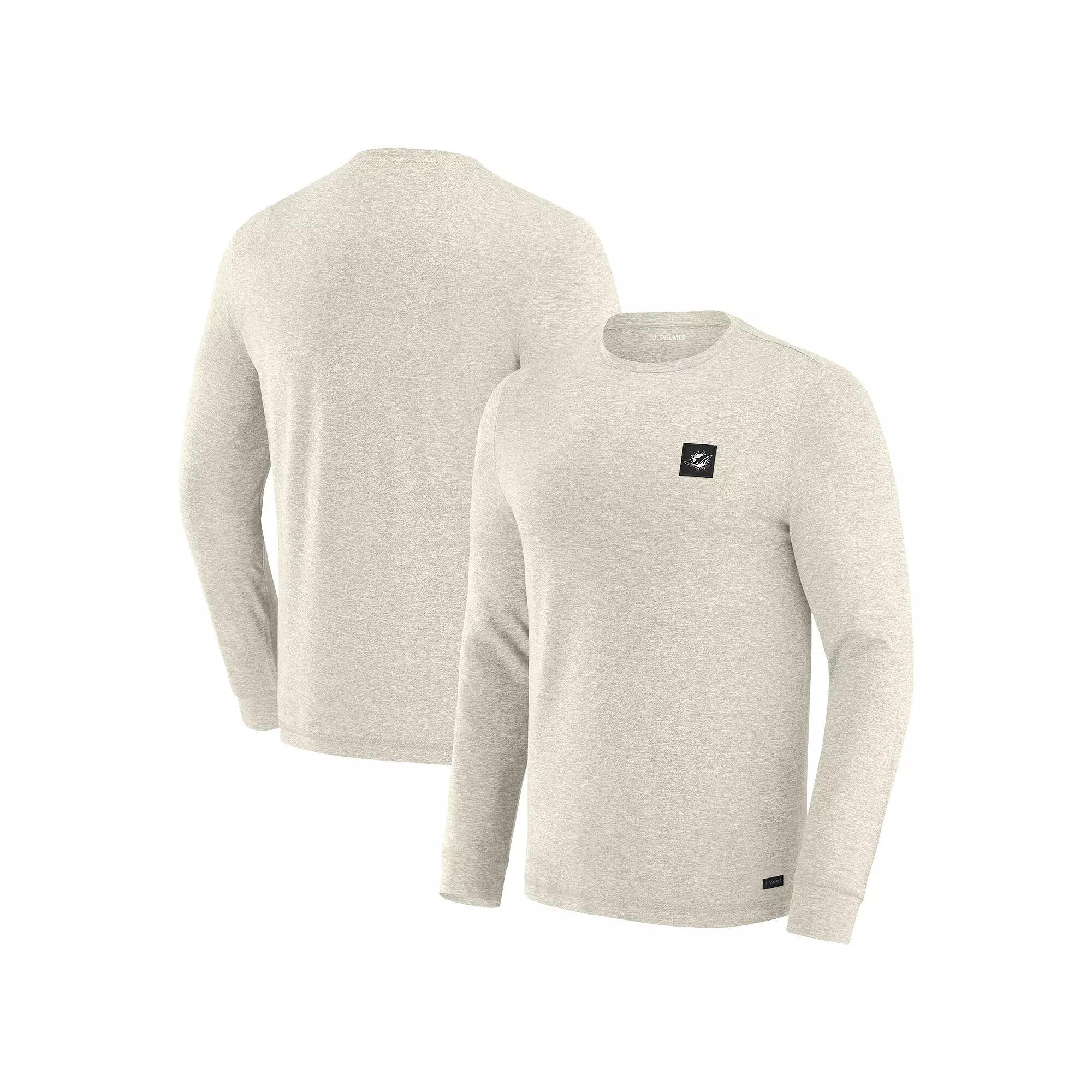 Men's J. Palmer White Miami Dolphins Four Down Long Sleeve T-Shirt, Size: 3XL Product Image