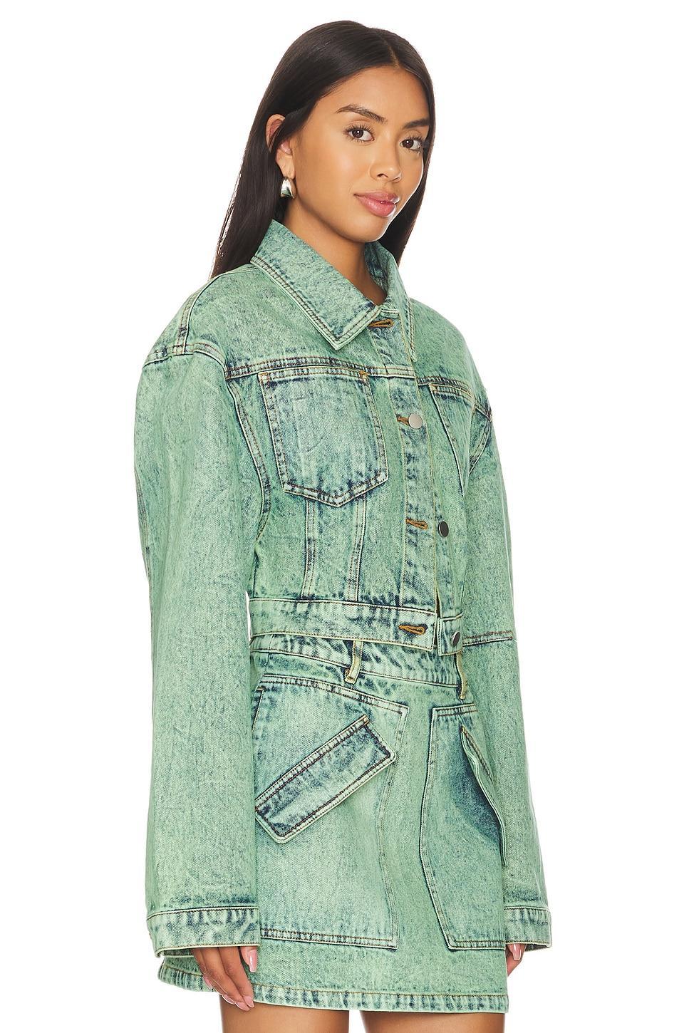 Cropped Mercer Jean Jacket AKNVAS Product Image